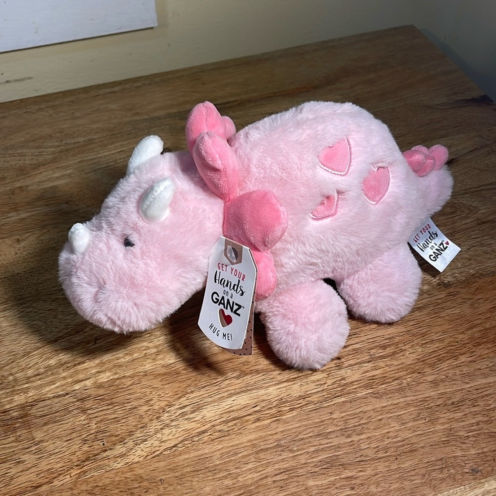 Ganz pink hippo, NWT,
